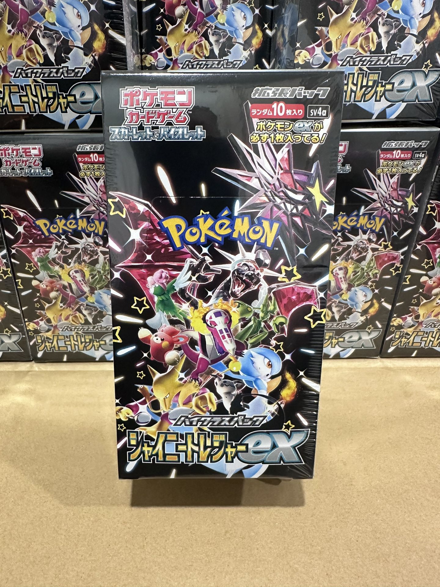 Pokemon Japanese Shiny Treasure Ex Booster Boxes.