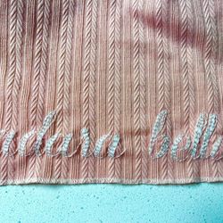 Custom Hand Embroidered Baby Blanket 