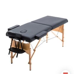 Sierra Comfort portable massage table with carrying case.