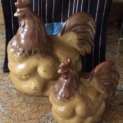 Ceramic Chickens