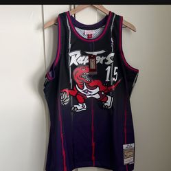 Mens XL NBA Carter Raptors Jersey 