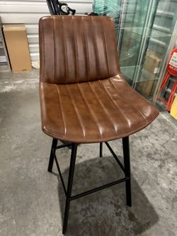 Leather Bar Stools (Home Goods)