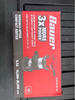 Bauer router corded
