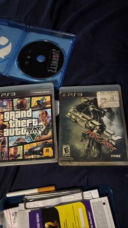 PS3 Games Lot – GTA V, MX vs ATV, Journey 2