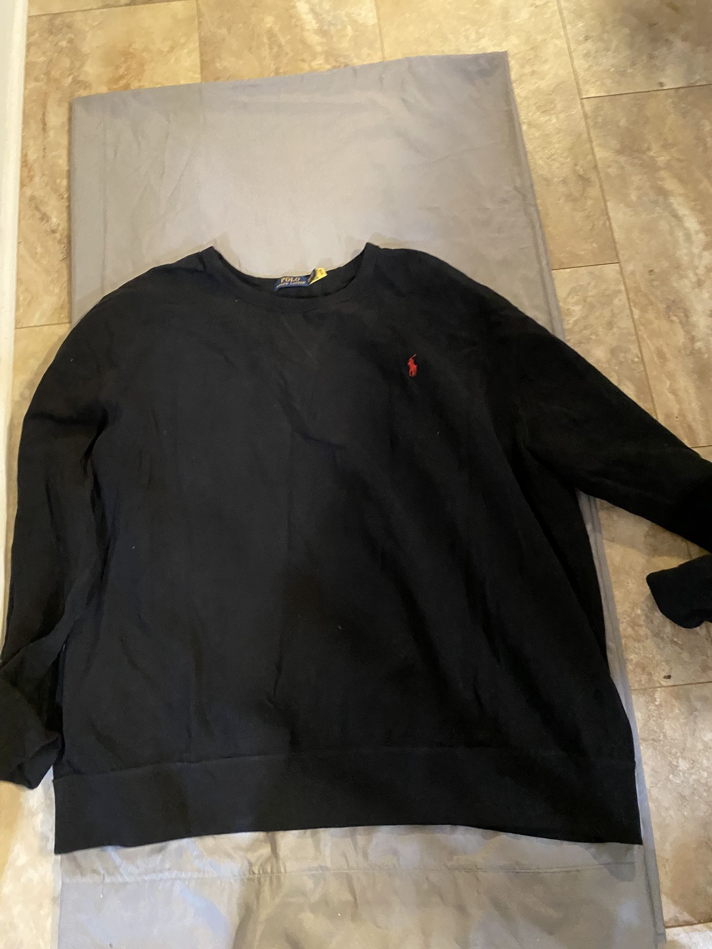 Polo Ralph Lauren Sweatshirt, Black, size- 4XB
