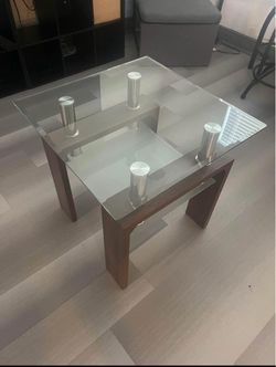 2 Arol Glass End Tables
