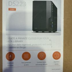 Synology 2-Bay NAS DS223 (Diskless)