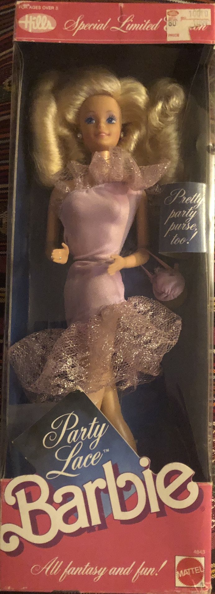 1989 HILLS PARTY LACE BARBIE - SPECIAL EDITION - NIB- See Description