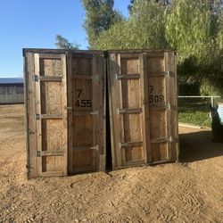 Wood Storage Containers 