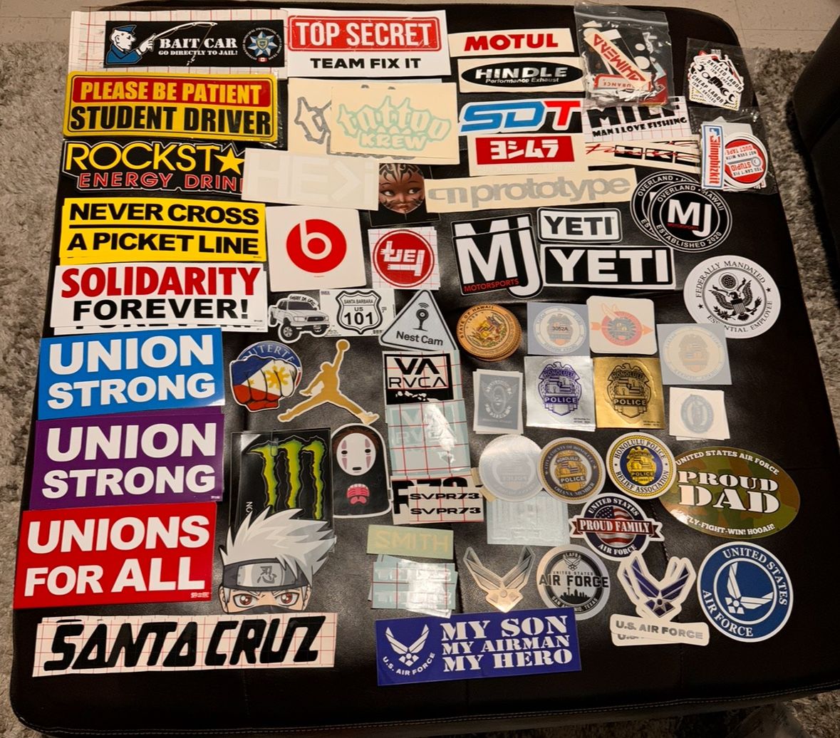 Assorted Decal Stickers