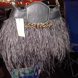 Michael Kors Ostrich Feathered Purse