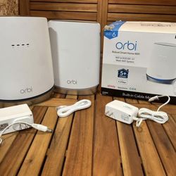 NETGEAR Orbi Whole Home Tri-band Mesh WiFi 6 System