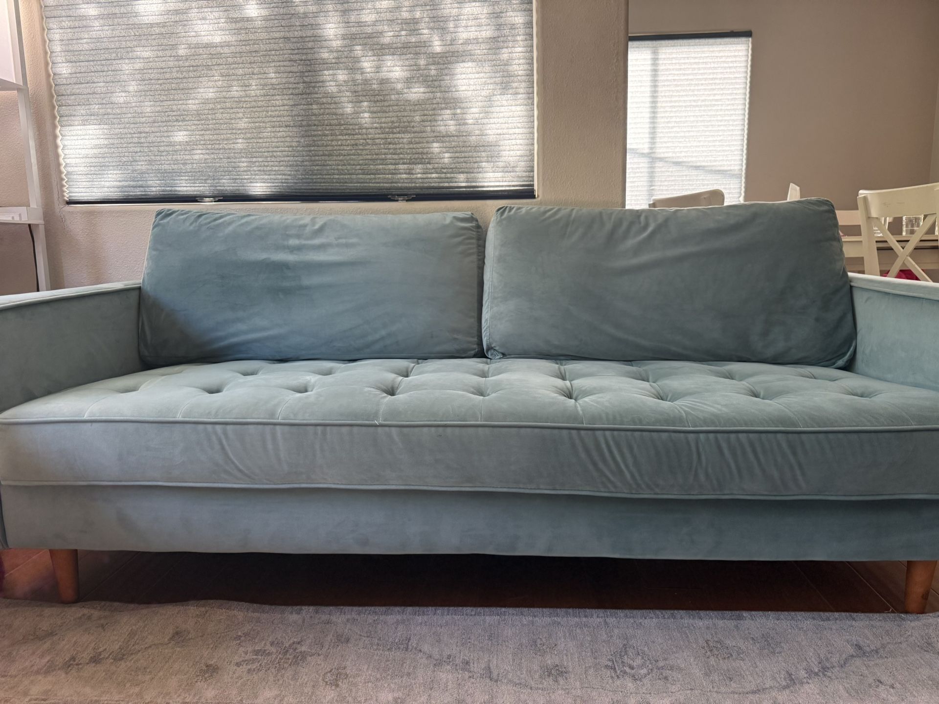 Velvet Sofa – Excellent Condition
