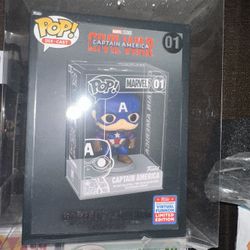 Funko Die Cast Captain America SDCC Sticker $120