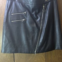 Forever 21 Black Mini Skirt with Zipper Details