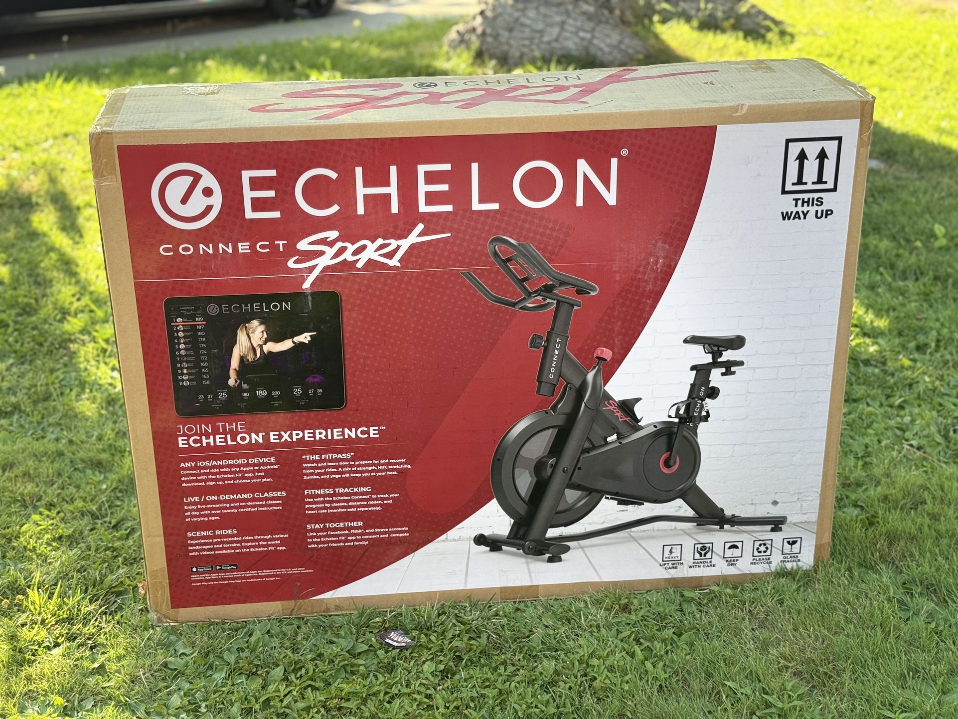 Echelon Connect Sport Indoor Cycling Exercise Bike + 30-Day Free Membership Trial