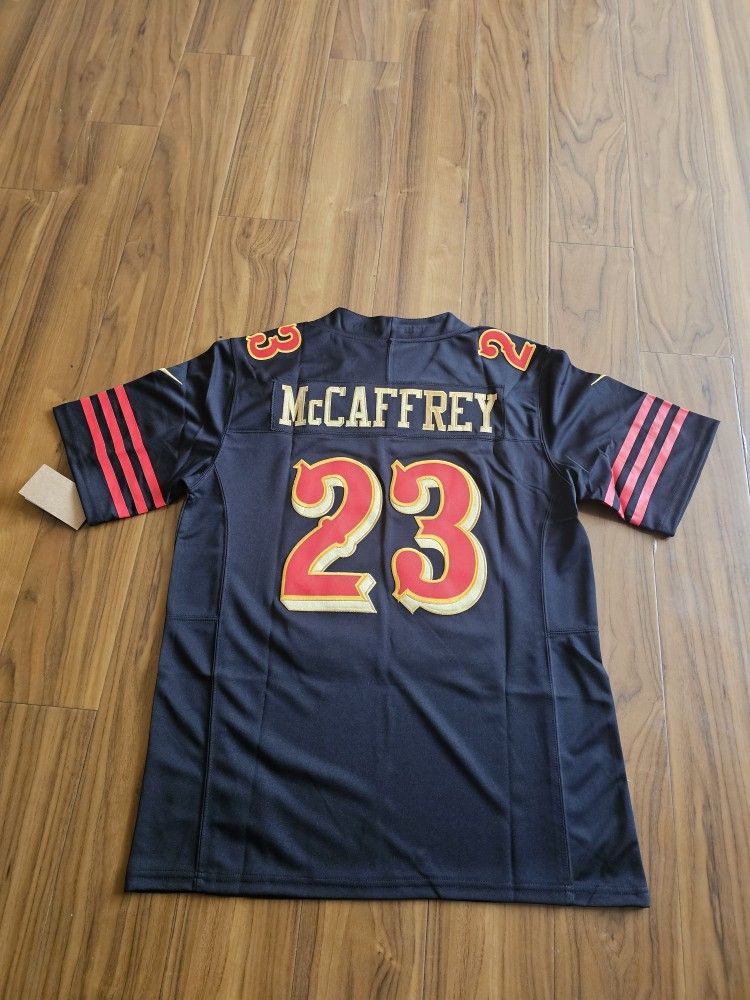 49ers McCaffrey Rivalry Jerseys $65ea Firm S M L Xl 2x 3x