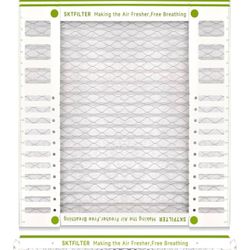 AC Furnace Air Filter MERV 13 Comparable with HVAC Air Condition cabin Vent Fan 23.43"x23.43"x0.75" 6 Packs