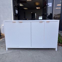 New In Box - New Wooden Buffet Cabinet w/ Adjustable Shelves Storage