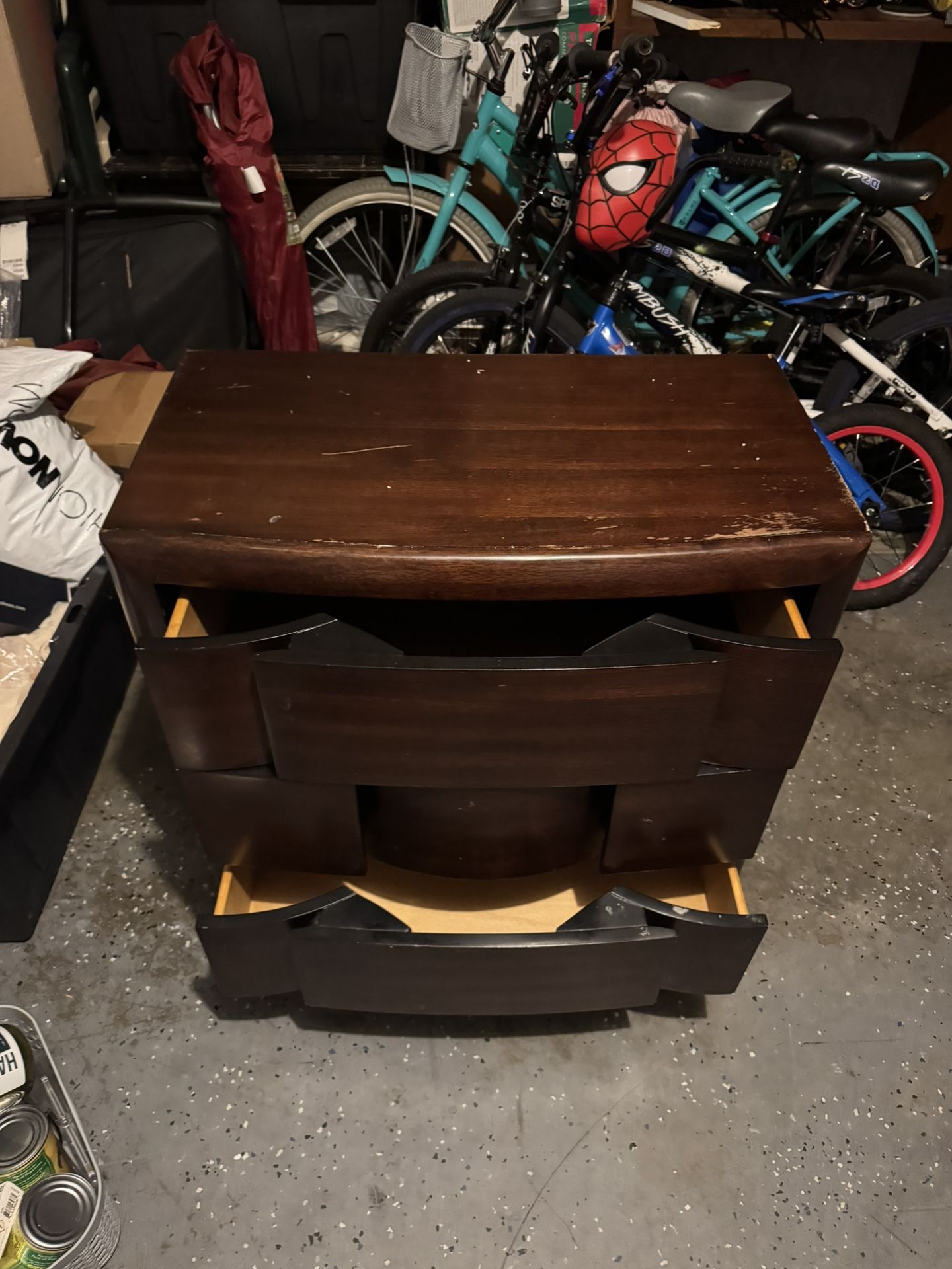 Wooden 3-Drawer Dresser