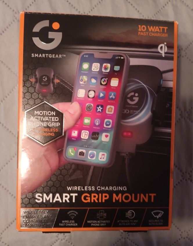 Wireless Charging Smart Grip Mount