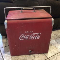 Vintage Cocoa-Cola ice chest- Reduced Price 
