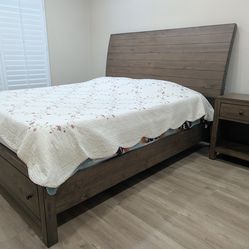 Aspenhome Bed frame, headboard & Nightstand