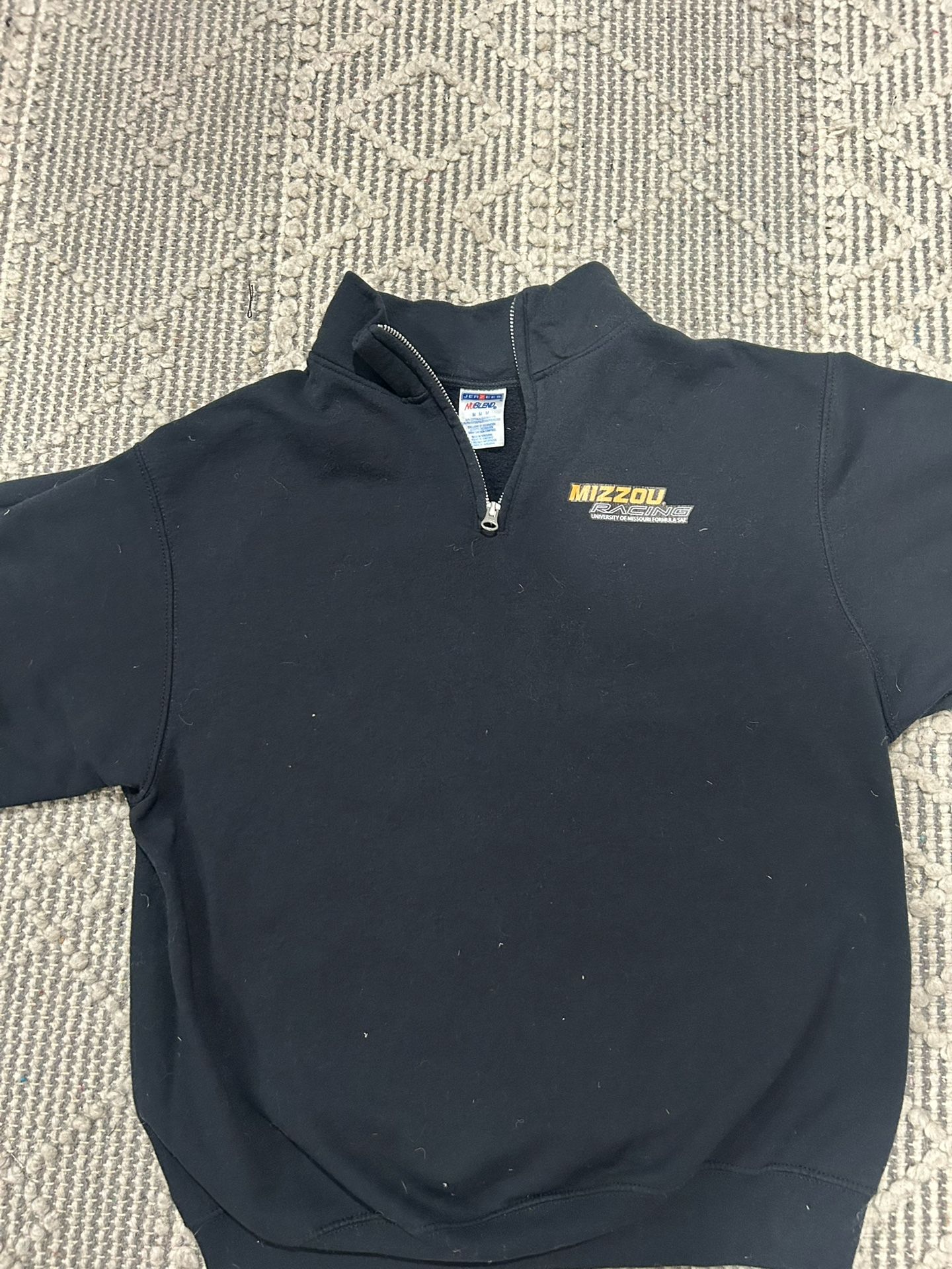 Vintage Mizzou Racing Quarter zip Sweatshirt #sportswear #vintage
