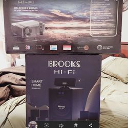 Brooks Hi-Fi Home Theater System HD-TV  Limited Series  RM-909  With Surround Sound 