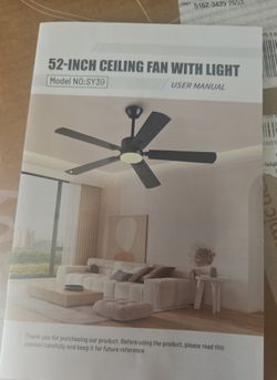 FUMLTP 52 inch Modern Ceiling Fans