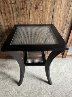 Black Accent Side Table