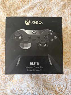 Xbox One Elite Wireless Controller Series 1 Custom Red White w/ Case Box