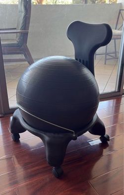 Balance Ball Chair with Back Support