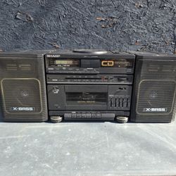 Sharp Vintage Xbass Stereo 