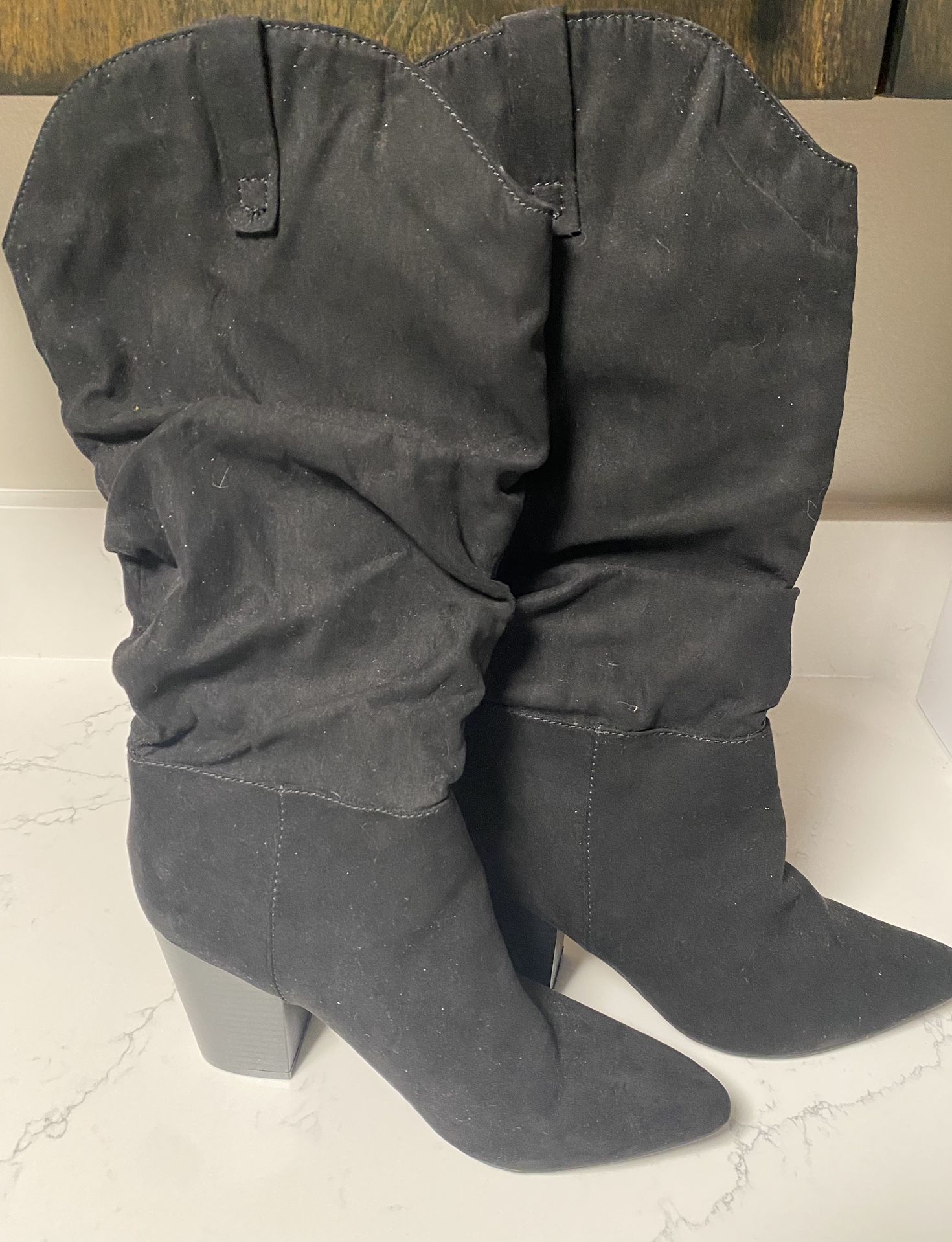 Women’s Black Suede Boots