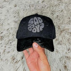 DANDY HATS “SAD BOYZ” – Rhinestone Black Snapback / Streetwear Essential