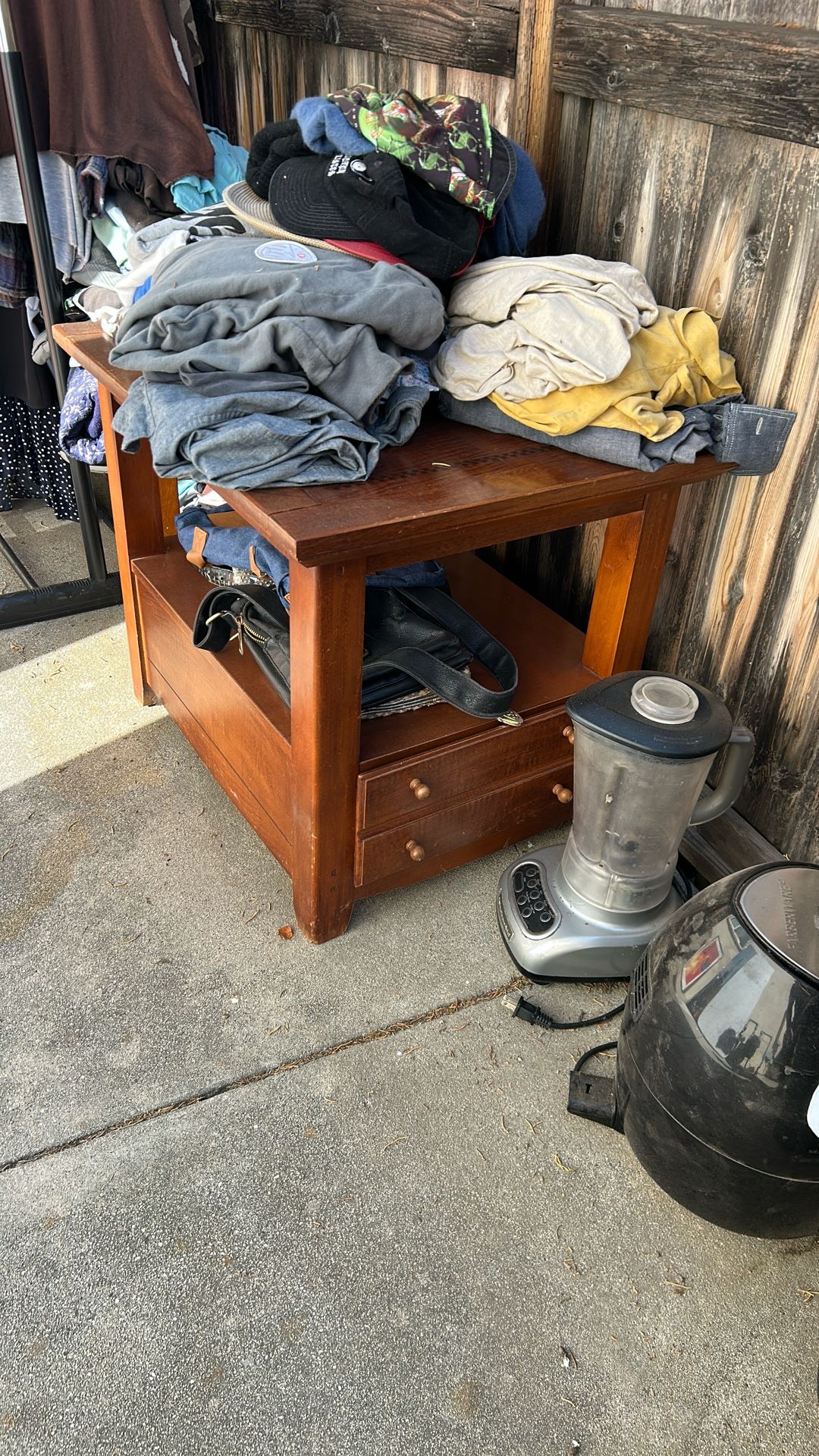 Side table With Drawer