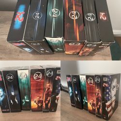 24 TV Series Seasons 1-6 Box DVDs Sets 