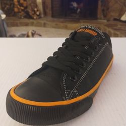 (Size 9) Women's, Like New, Harley-Davidson Footwear Zia Leather Sneakers N.d83816 M
