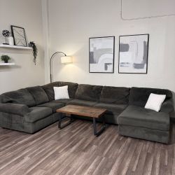 Gray U Shape Sectional Couch DELIVERY WITHIN A WEEK