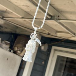 Santa Muerte Pendant
