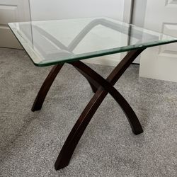 Two Grass-Topped End Tables