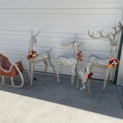 Reindeer Outdoor Decorations 