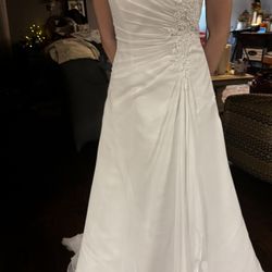 Wedding Dress W/Corset Back