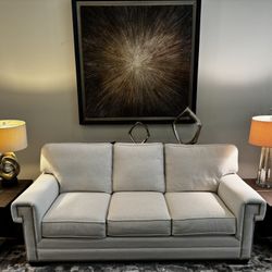 White Bassett Couch