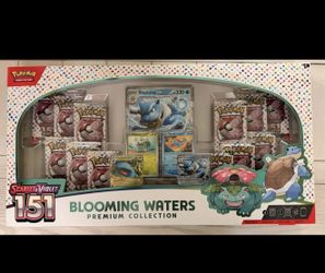 Pokemon TCG 151 Blooming Waters Premium Collection Box SEALED