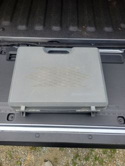 Gray Hard Plastic Carrying Case
