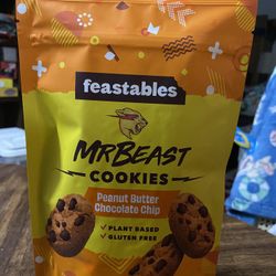 Mr Beast Chocolate Chip And Peanut Butter Cookies Brand New Unopened 
