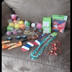 Brand new kids , party favors all for $5 Pickup Between 2;00-10:45 rainbow/charleston cash only read description