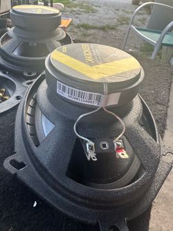 Kicker coaxial speakers